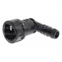 Raceworks Gm Female EFI 90 Deg Adaptor 5/16 Tube To 5/16 Barb Plastic  RWF-812-05-05P
