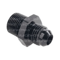 Raceworks Male Flare To Male BSPP 1/8'' 1/4" BSPP RWF-817-06-04BK