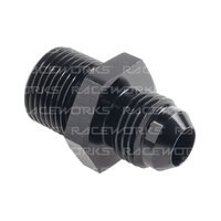 Raceworks Male Flare To Male BSPP 3/8'' 3/8" BSPT RWF-817-10-06TBK
