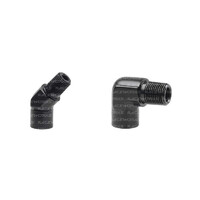 Raceworks 1/4Ã? NPT 90Deg Female-Male Elbow 90 Degree RWF-914-04BK