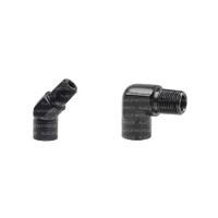 Raceworks 3/8Ã? NPT 90Deg Female-Male Elbow 90 Degree RWF-914-06BK
