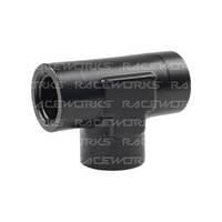 Raceworks 1/8+ô NPT Female Tee 1/8" NPT RWF-917-02BK