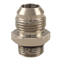 Raceworks Male Flare To O-Ring Boss Stainless High Flow  RWF-920-10-08SS