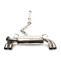 AVO 3" Stainless Steel Cat Back Exhaust - Quad Tip  FOR STi 08-14/WRX 11-14 Hatch