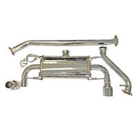 AVO Stainless Steel Cat Back Exhaust System Turbo Setup (BRZ/86/GR86) 2.50"