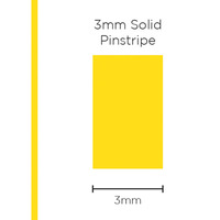 Pinstripe Solid Yellow 3mm x 10mt