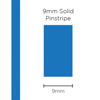 Pinstripe Solid Medium Blue 9mm x 10mt