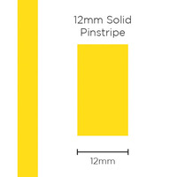 Pinstripe Solid Yellow 12mm x 10mt
