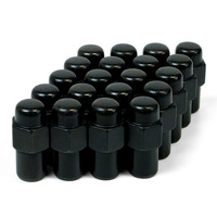 Wheel Nut Mag 1/2 Black 43mm 20pcs
