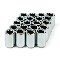 Wheel Nut Internal Hex 12 x 1.50 Chrome 33mm 20pcs