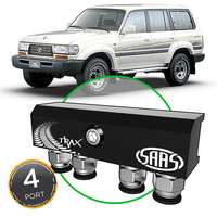 Diff Breather Kit 4 Port suit for Toyota LANDCRUISER 80 Series 1990-1998