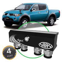 Diff Breather Kit 4 Port incl Nylon Bushes for Mitsubishi TRITON ML-MN 2006-2015