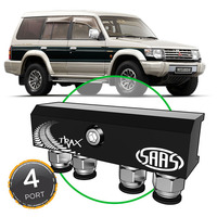 Diff Breather Kit 4 Port incl Nylon Bushes for Mitsubishi PAJERO NH-NL 1991-1999