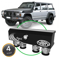 Diff Breather Kit 4 Port for Nissan PATROL GU Y61 1997-2015