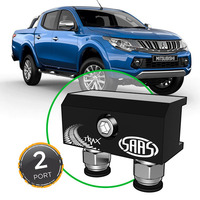 Diff Breather Kit 2 Port incl Nylon Bushes for Mitsubishi TRITON MQ 2015>