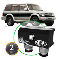 Diff Breather Kit 2 Port incl Nylon Bushes for Mitsubishi PAJERO NH-NL 1991-1999