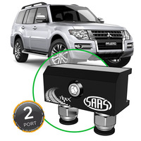 Diff Breather Kit 2 Port incl Nylon Bushes for Mitsubishi PAJERO NS-NX 06-on