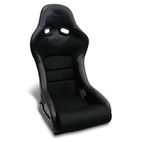 Seat Fixed Back Rallypro Black Inc L Brackets