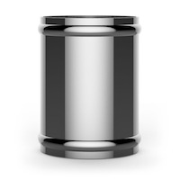 Aluminium Pipe 76mm ID x 100mm Polished