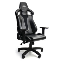 Executive Office Chair Black with Carbon Accents Gaming