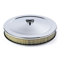 Chrome Filter Assembly 14" x 2" Holley