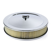 Chrome Filter Assembly 14" x 3" Recessed Holley