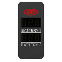 Dual Volt Digital Switch Gauge 8v-18v Carling 49 x 24