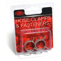 Hose Clamps Spring 16mm 5/8 ID Hose Pk2
