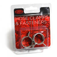 Hose Clamps Spring 19mm 3/4 ID Hose Pk2