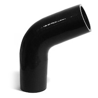 67Deg 4 Ply Silicone Hose 57mm x 57mm Black