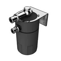 Oil Catch Tank 4x4 Baffled Black Billet 500ml