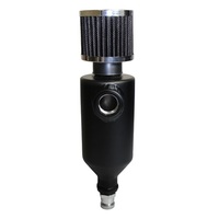 Oil Catch Can Baffle 1 X -12 AN Out Black Aluminium 500ml