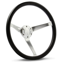 Steering Wheel Poly 15" Classic DD Satin Alloy Solid