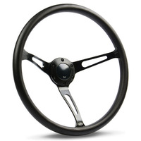 Steering Wheel Poly 15" Classic DD Black Alloy Slots