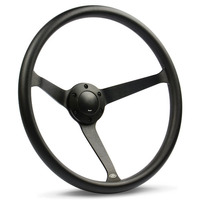 Steering Wheel Poly 15" Classic DD Black Alloy Solid
