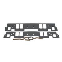 SCE Accu Seal E Intake Gaskets for Small Block Chevrolet 18 degree, Brodix 18C heads