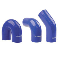 Raceworks 23 Degree Silicone Elbow 3'' (76mm) Blue 23 Degree SHE-023-300BE