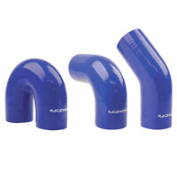 Raceworks 45 Degree Silicone Elbow 1.5'' (38mm) Blue 45 Degree SHE-045-150BE