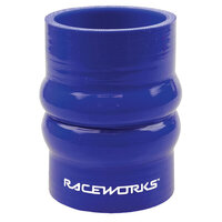 Raceworks Silicone Double Hump Hose 3.25'' (82mm) Blue  SHH-325BE