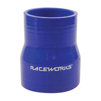 Raceworks Silicone Hose Reducer 2-2.25'' (51-57mm) Blue 2"-2.25" SHR-200225BE