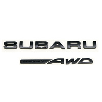 SUBARU SYMMETRICAL AWD EMBLEM - GLOSSY BLACK