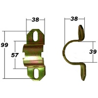 SuperPro Rear Sway Bar Steel Mount Bracket Fits Ford SPF0981K