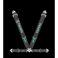 GENUINE TAKATA RACING HARNESS 4 PIONT 3 INCH SNAP BLACK (FIA APPROVE)