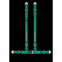 GENUINE TAKATA DRIFT 2 HARNESS 4 PIONT 2 INCH SNAP GREEN