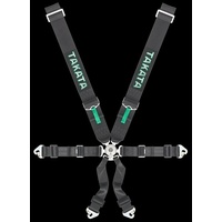GENUINE TAKATA RACING HARNESS 6 PIONT 3 X 2 INCH SNAP BLACK (FIA APPROVE)