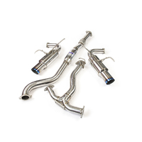 Invidia N1 Turbo Back Exhaust w/Ti Tips for Subaru WRX 08-14/STI 08-21/Forester XT SH 08-13