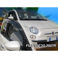 Slim-line Weather Shields FOR Fiat Abarth 500/595/695 3 Door 07-Present