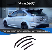 Slim-line Weather Shields FOR Ford Focus MK2 LV Hatch 5 Door 05-11