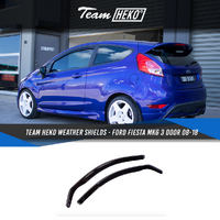 Slim-line Weather Shields FOR Ford Fiesta MK6 3 Door 08-18