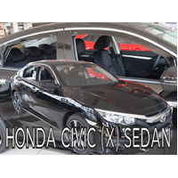 Slim-line Weather Shields FOR Honda Civic 10th Gen Sedan FC1/FC2/FC5 17-Present